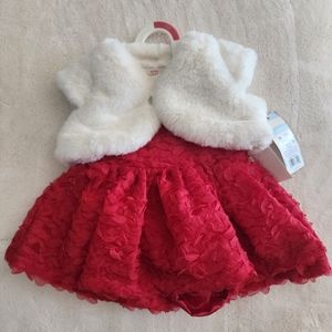 Newborn 3 piece dress set, Cat & Jack baby dress